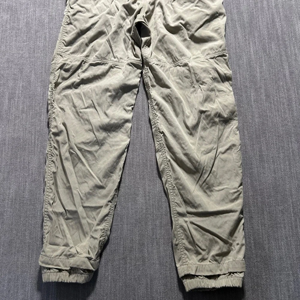 The North Face Hiking Pants Mens Large Khaki Tan Cordura Supplex Nylon Belted